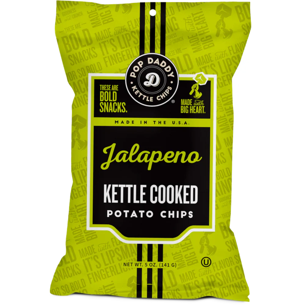 Pop Daddy Kettle Chips - Jalapeno