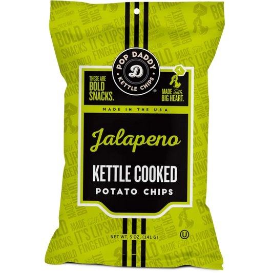 Pop Daddy Kettle Chips - Jalapeno