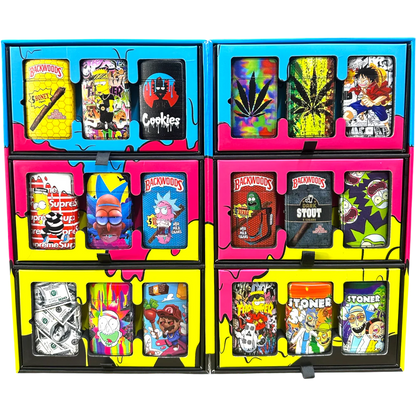 Click Torch Lighter Fold Out Display Box