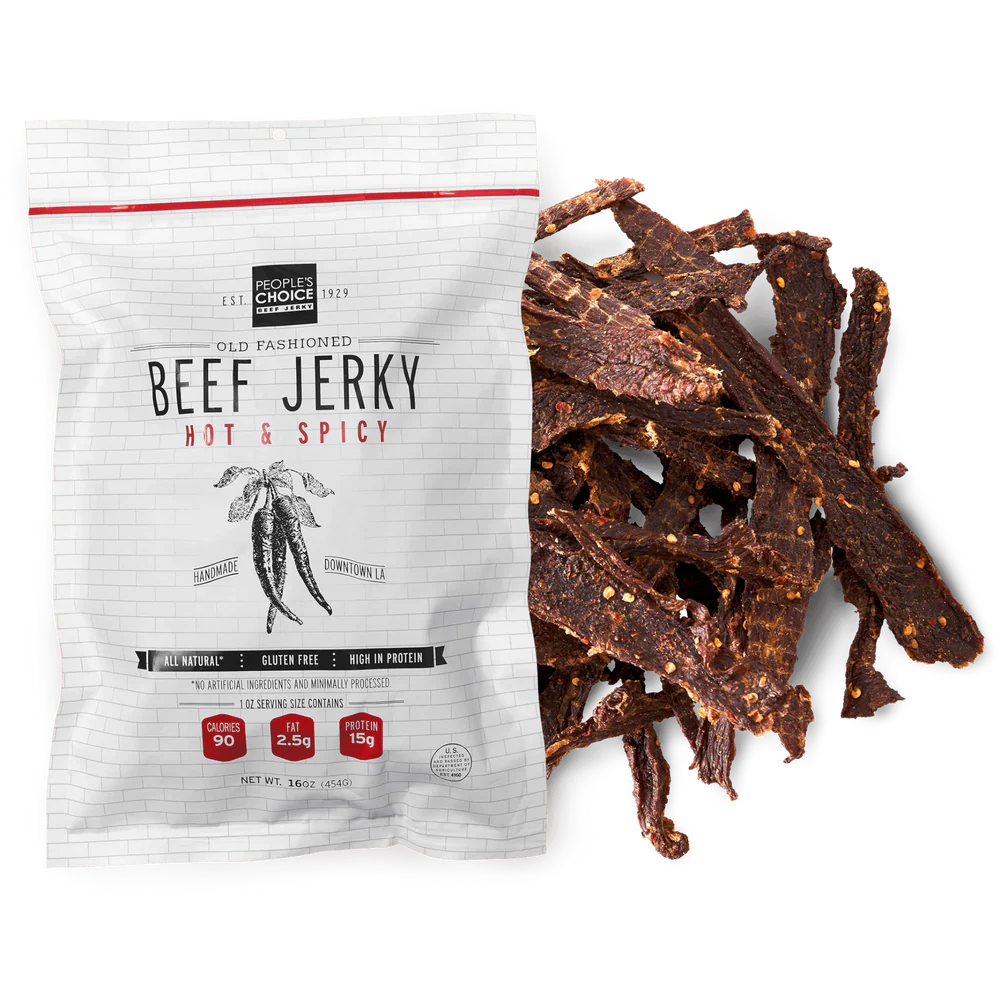 People's Choice - Old Fashioned Hot & Spicy Beef Jerky