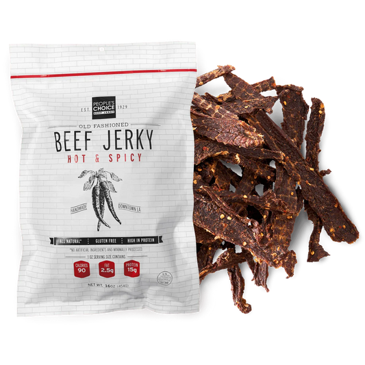 People's Choice - Old Fashioned Hot & Spicy Beef Jerky
