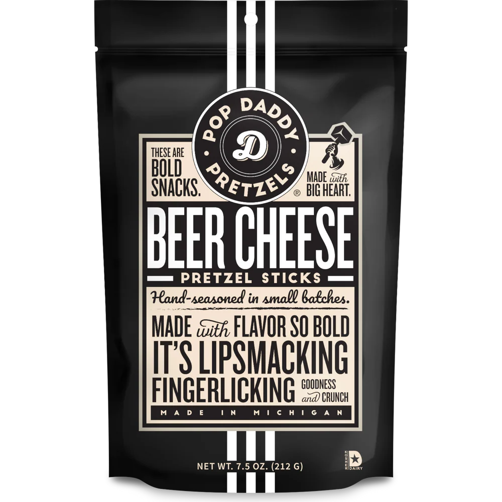 Pop Daddy - Beer Cheese Seasoned Pretzels