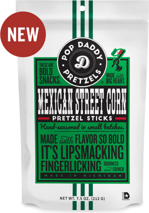 Pop Daddy - Mexican Street Corn Seasoned Pretzels