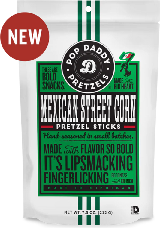 Pop Daddy - Mexican Street Corn Seasoned Pretzels