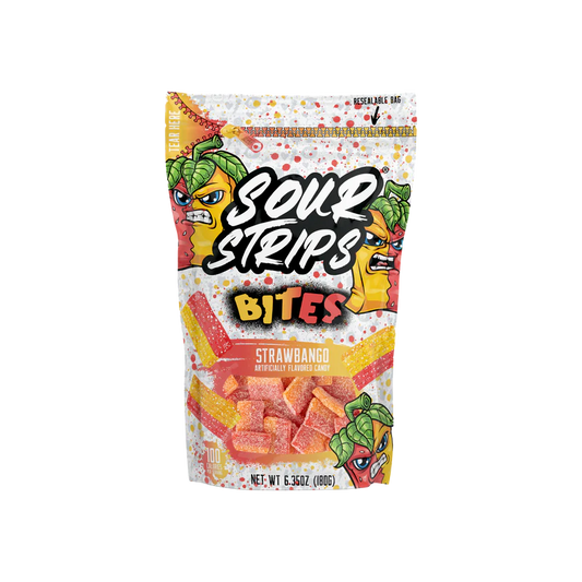 Sour Strips Bites - Strawbango