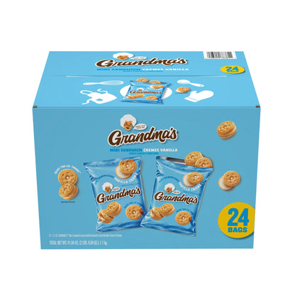 Grandma's Mini Sandwiches Cookies, Vanilla Creme