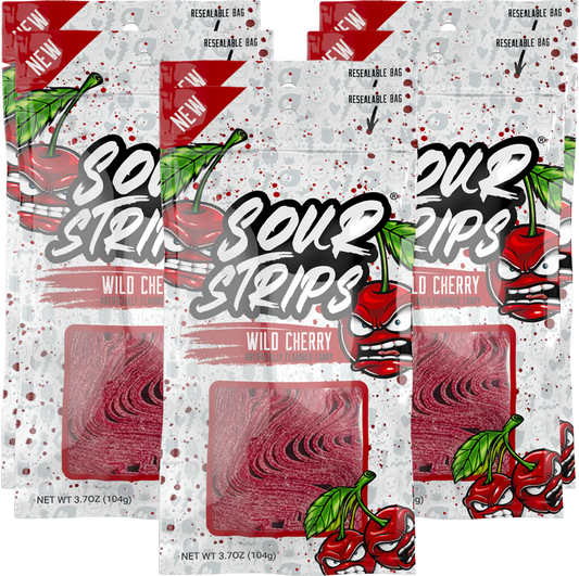 Sour Strips - Wild Cherry