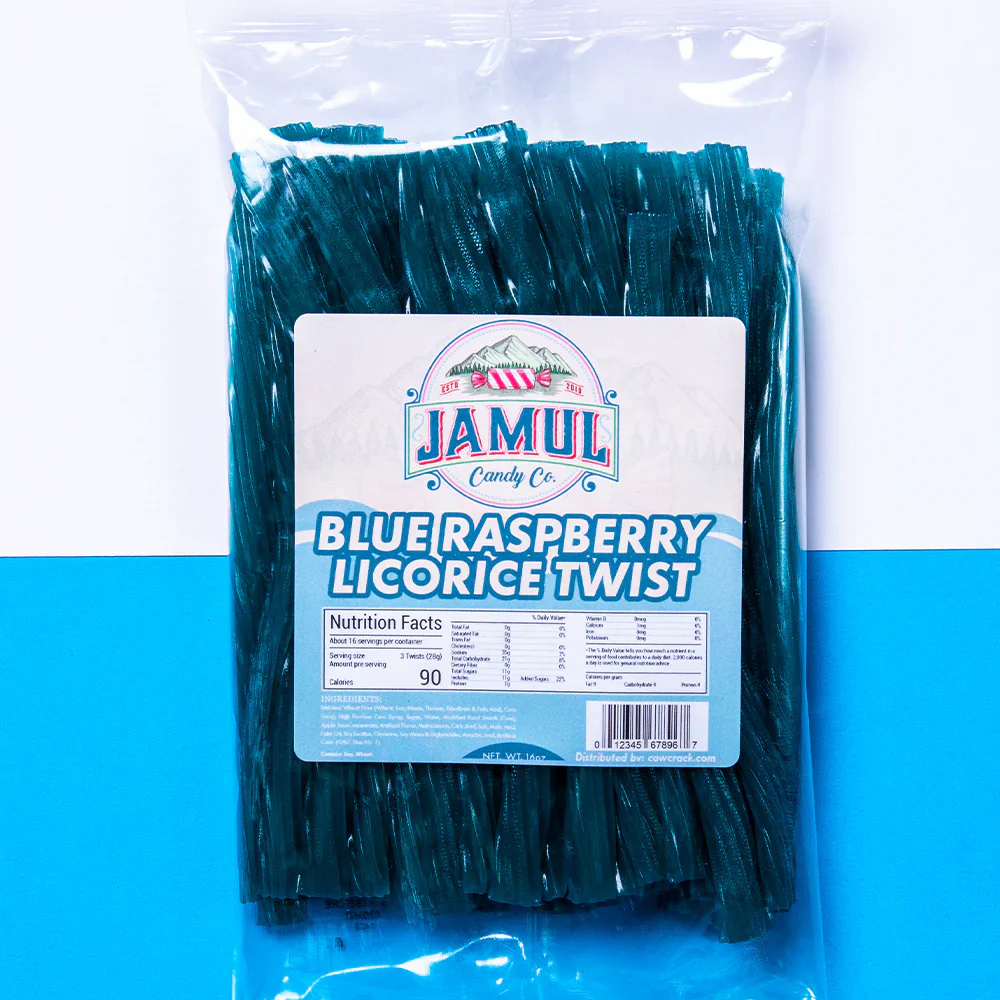 Jamul - Blue Raspberry Licorice Twists