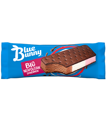 Blue Bunny Sandwich - Big Neapolitan