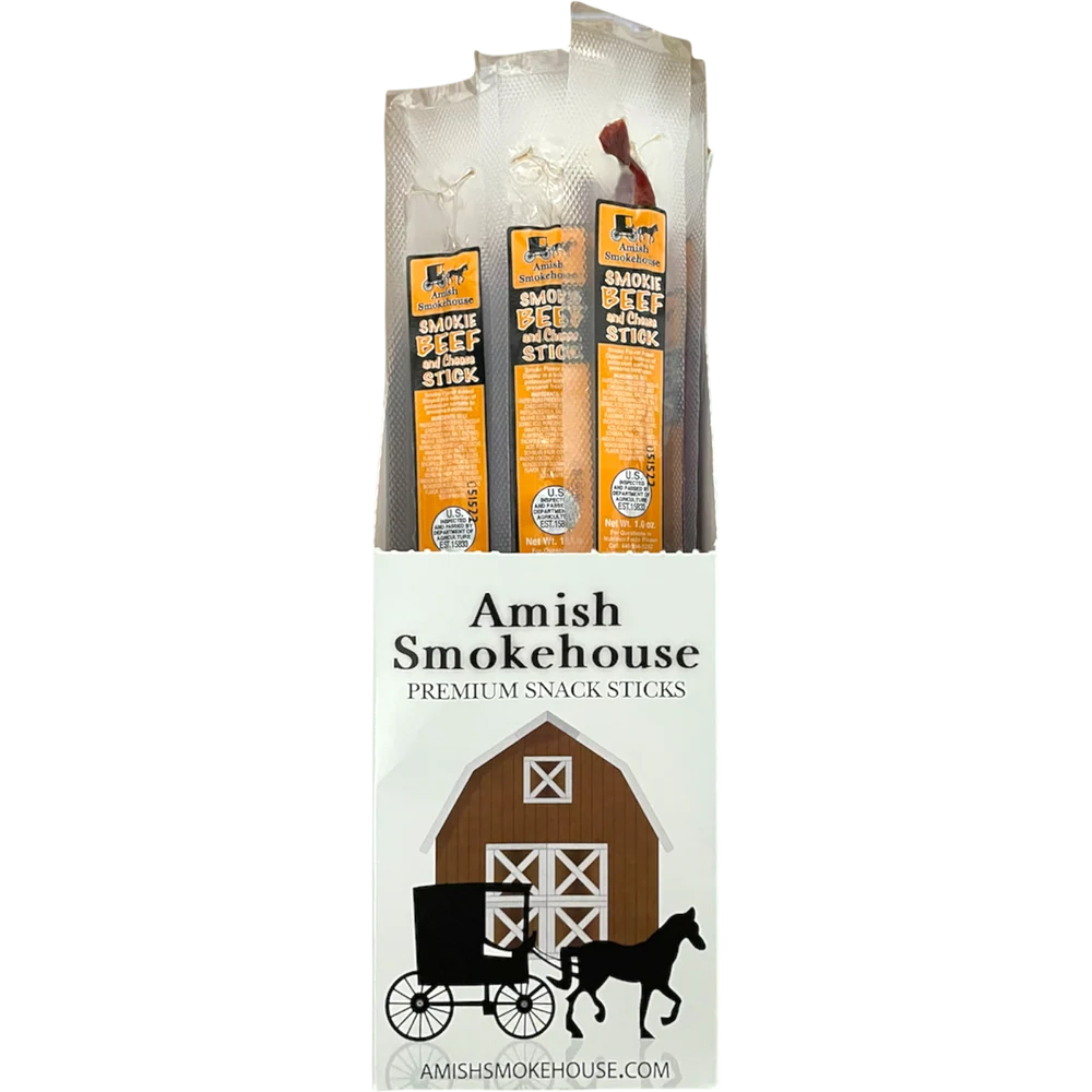 Amish Smokehouse - Beef & Cheese Snack Stick