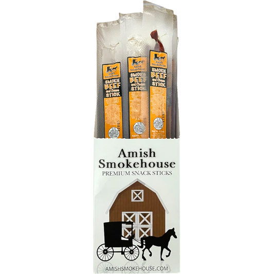 Amish Smokehouse - Beef & Cheese Snack Stick