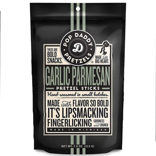 Pop Daddy - Garlic Parmesan Pretzel Sticks