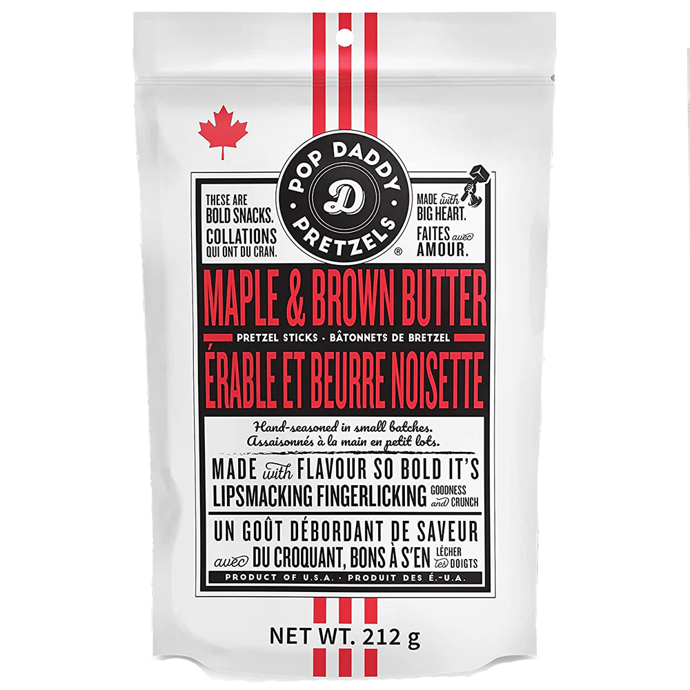 Pop Daddy - Maple & Brown Butter Pretzel Sticks