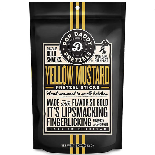 Pop Daddy - Yellow Mustard Pretzel Sticks