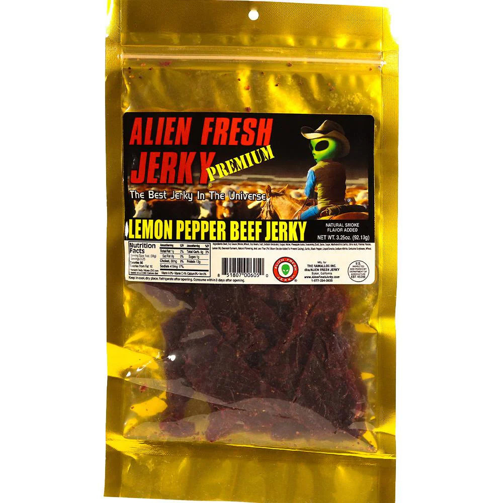 Alien Fresh Jerky - Lemon Pepper