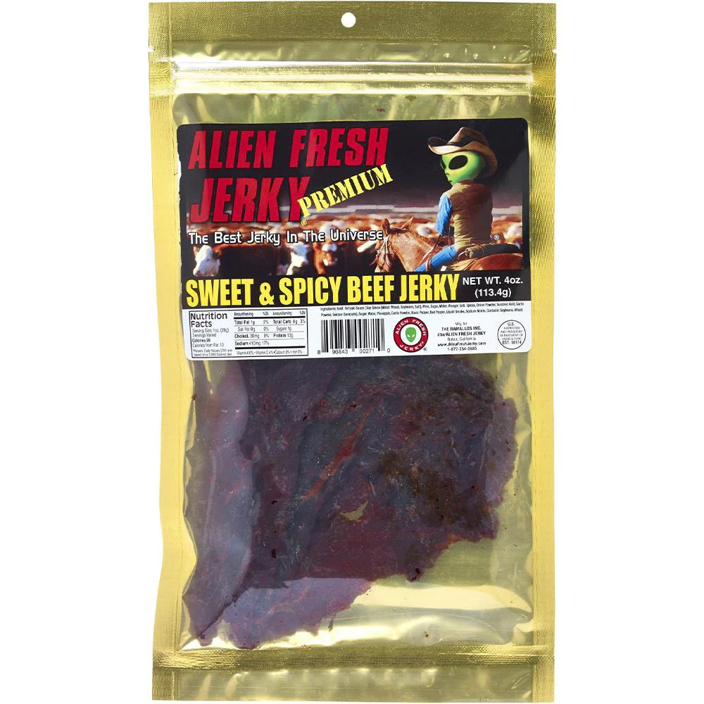 Alien Fresh Jerky - Sweet & Spicy