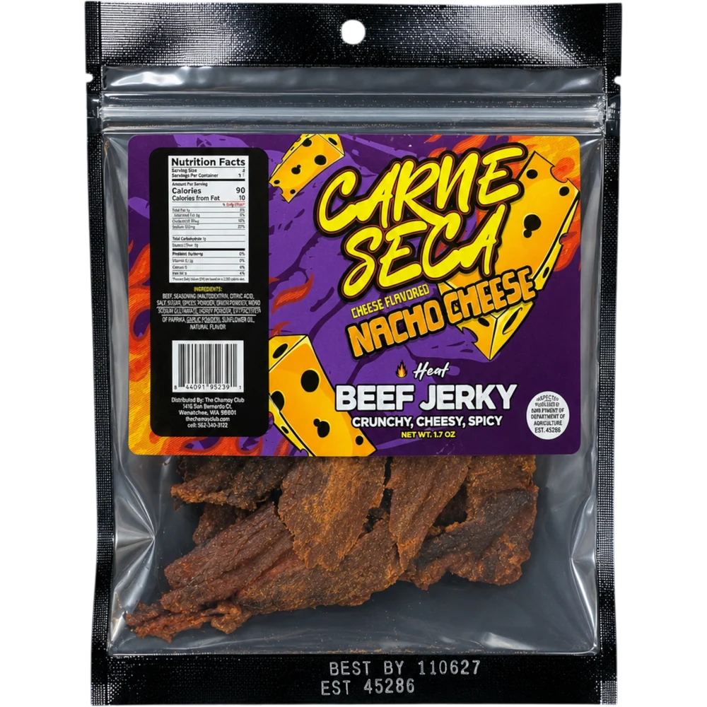 Carne Seca - Nacho Cheese Beef Jerky