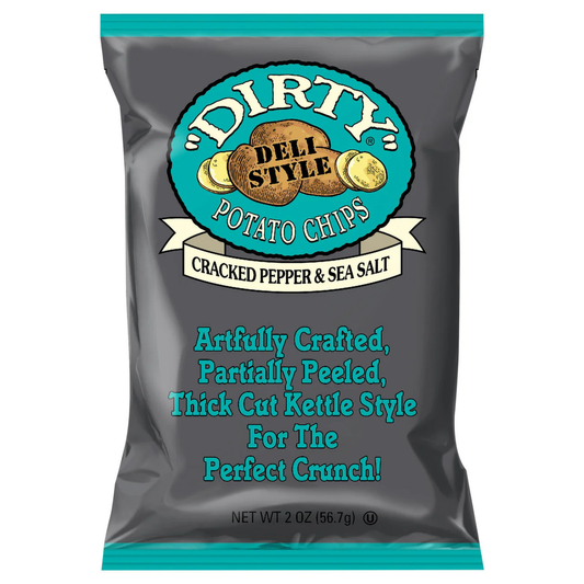 Dirty Potato Chips – Cracked Pepper & Sea Salt