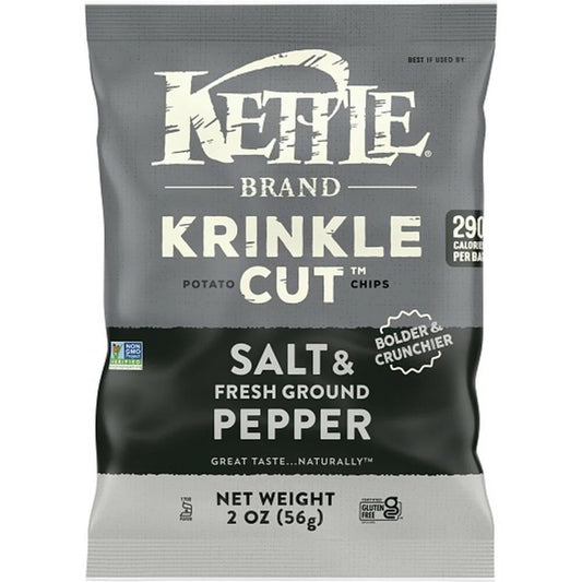 Kettle Chips - Crinkle Salt & Pepper
