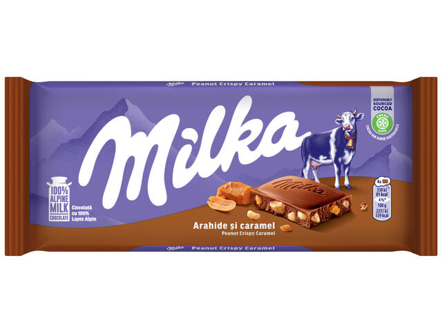 Milka - Arahide Si Caramel