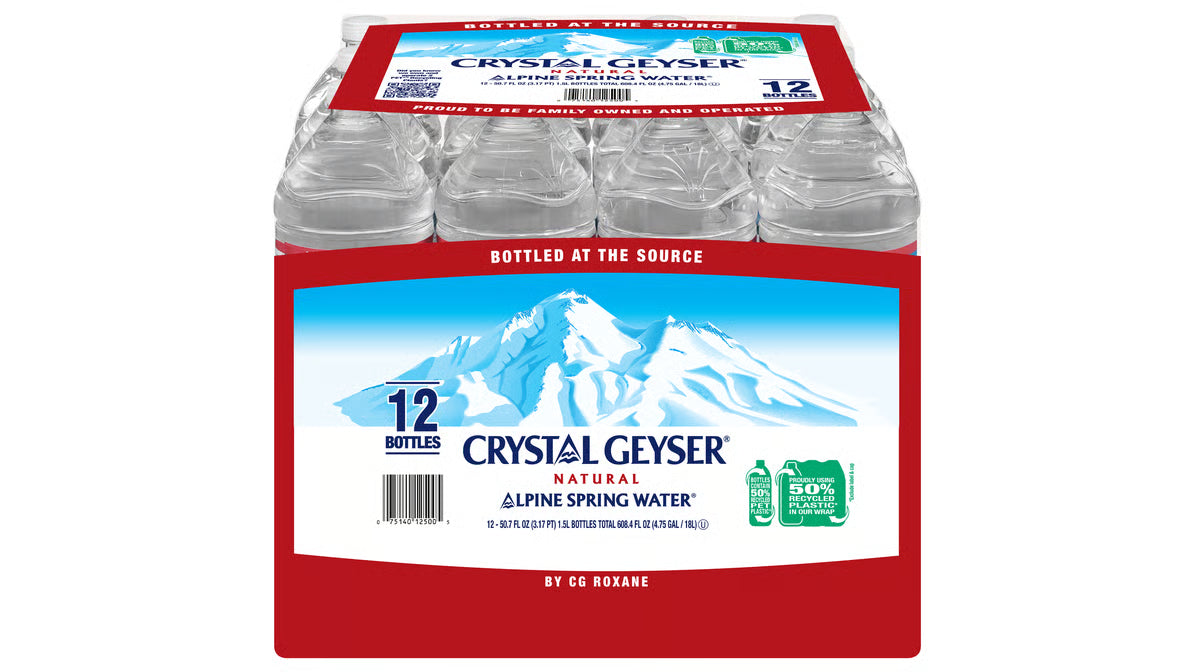 Crystal Geyser Alpine Spring Water