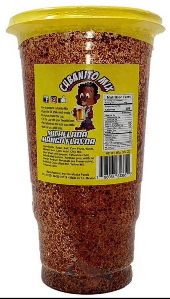 Cubanito Mix Mango Michelada Cup