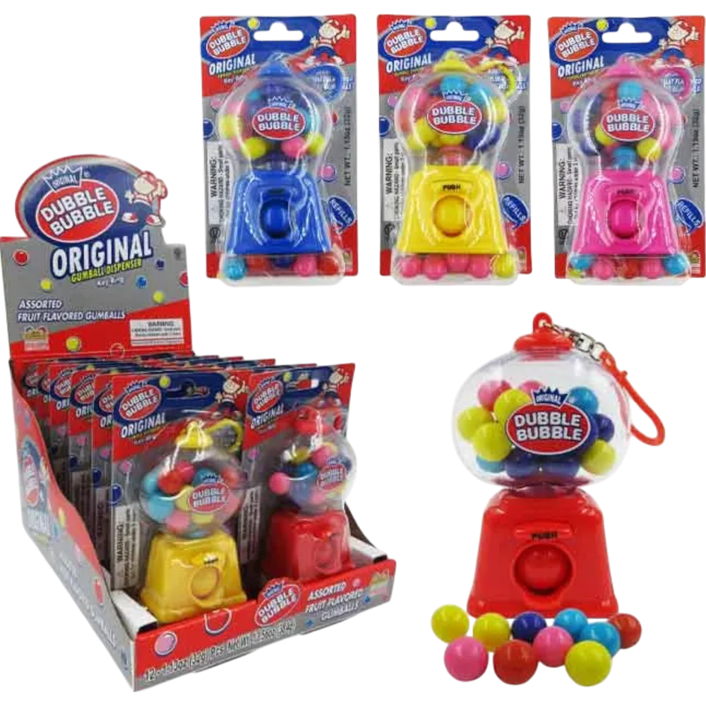 Dubble Bubble - Keychain Gumball Dispenser