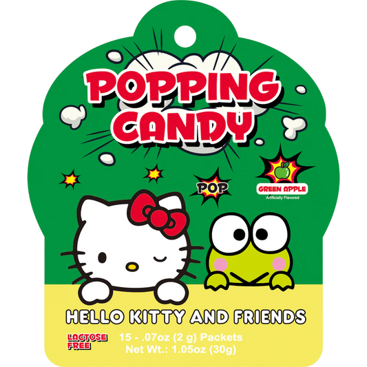 Hello Kitty - Green Apple Popping Candy