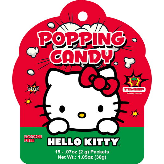 Hello Kitty - Strawberry Popping Candy