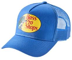 Bass Pro Shops Mesh Trucker Cap - Cobalt Blue