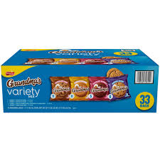 Grandma's Cookies Variety Pack - Chocolate Chip, Peanut Butter, Chocolate Brownie, Oatmeal Raisin