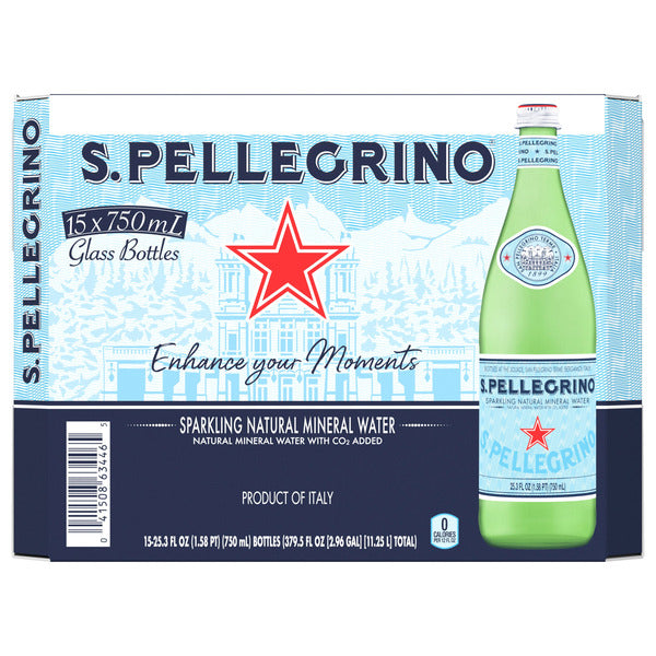 S.Pellegrino Sparkling Natural Mineral Water
