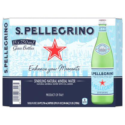 S.Pellegrino Sparkling Natural Mineral Water