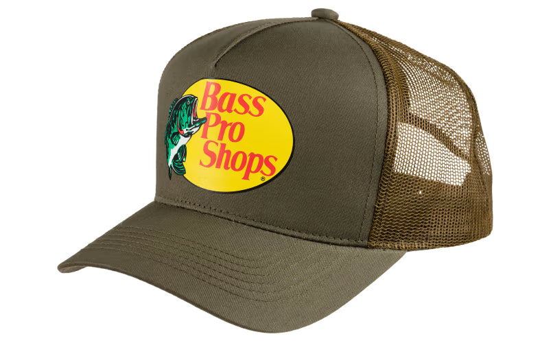 Bass Pro Shops Mesh Trucker Cap - Olive
