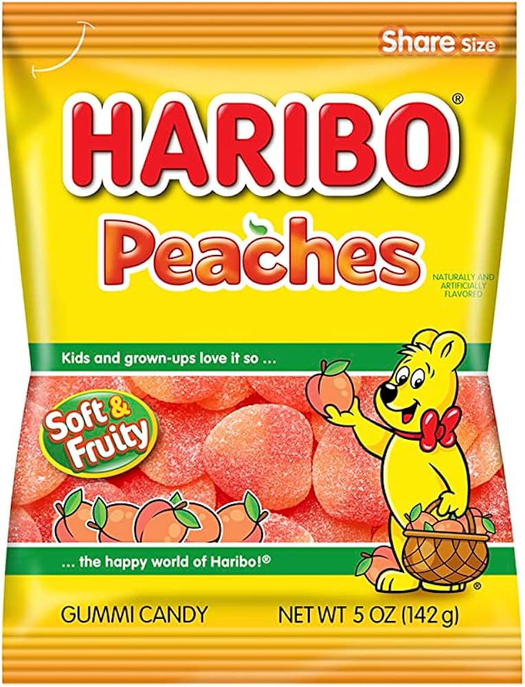 Haribo Peaches Share Size