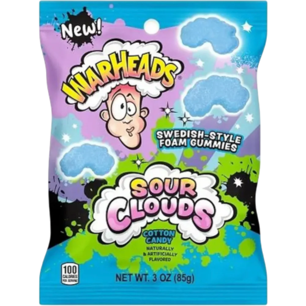 Warheads - Cotton Candy Sour Clouds
