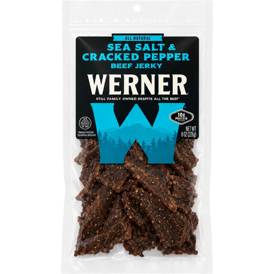 Werner - Sea Salt Cracked Pepper Beef Jerky